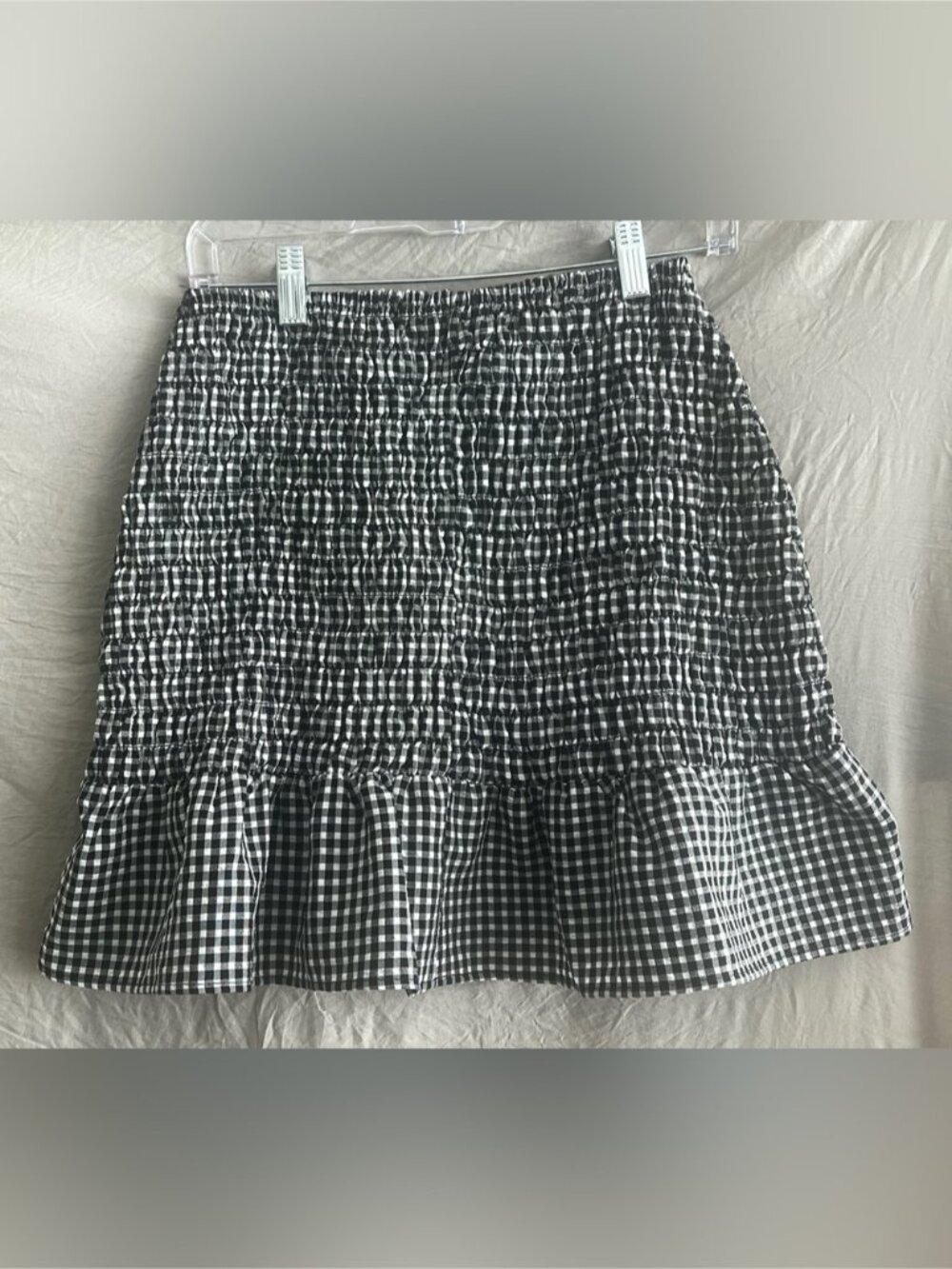 Black & White Mini Skirt - Picture 2 of 2